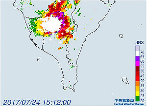 快訊》大雷雨來襲 屏東、高雄地區注意