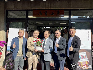 黃騰輝捐資200萬 助母校東海打造夢想玫瑰園
