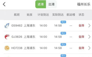 大官出行要迴避? 福州機場多航班備降、上海虹橋乘客包起火 竟是因為它....