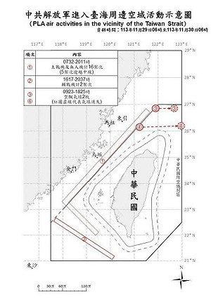 賴清德出訪友邦「中共又擾台」！國防部：嚴密監控