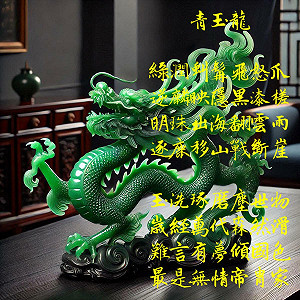 詩》青玉龍