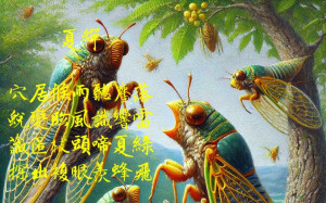 詩》夏蟬