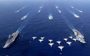 美公開中9航母野心! 中媒批「捧殺」 : 6航母＋大量「閃電特勤」才是黃金底牌