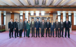 林佳龍見自民黨青年局暢談「台灣戰略三鏈」：台日合作可互惠共榮