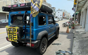苗栗罷免宣傳車被砸事件火速逮人 38歲邱男認「大罷免就是挑起戰爭」動手