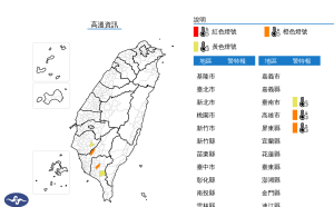 快訊》氣象署發布高溫特報！高雄亮橙燈  恐出現38度極端高溫