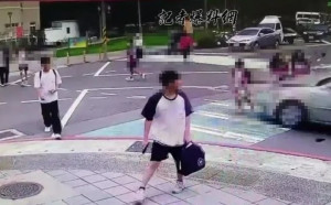 根本無法閃！三峽重大車禍影像曝光 3名同班同學過馬路瞬間遭撞飛