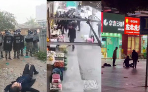 (影) 中國大貨車衝檢查站18警死傷！武漢槍響殺人、泉州也爆強拆官民衝突