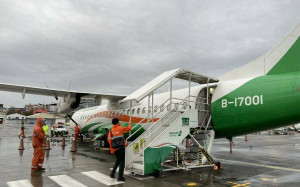 東線鐵公路中斷 立榮航空加開台北-花蓮班機疏運