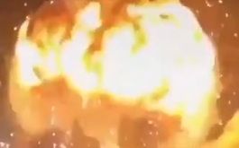 （影）俄南6萬噸導彈與彈藥被炸翻! 蕈狀雲「照亮勝利地平線」 俄軍TOS-1A被毀
