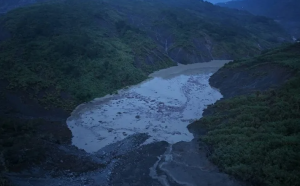 土石風化遇豪雨！雲林草嶺驚現堰塞湖「8行政區警戒」