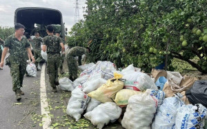 國軍全力支援「丹娜絲」颱風災後復原 同步執行漢光演習