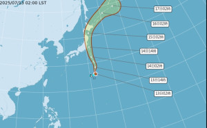 今午後雷雨減少氣溫飆36度  百合颱風生成對台無影響