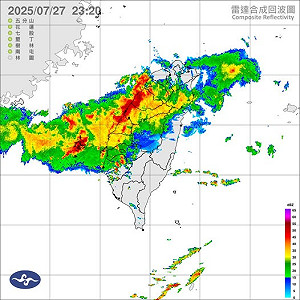 低壓帶 西南風猛襲！15縣市豪雨警戒 中部深夜雷雨、強風警報齊發