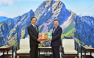 接見日本台灣交流協會隅修三會長 卓揆盼深化高科技領域合作