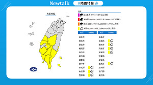 快訊》中南部午後雨彈開炸！溪水暴漲警戒