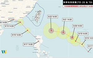 雙颱將誕生 專家估樺加沙又強又大變中颱接近台灣、3地區衝擊最大