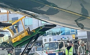 長榮上海飛桃園客機降落「擦尾」! 機尾防撞探測條磨損 已進行更換檢修