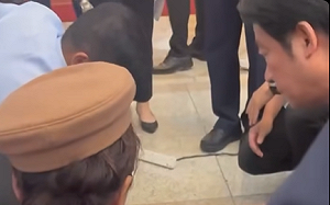 (影)嚇一跳！「獅姐」面見總統突昏倒 賴清德立刻變成「賴醫師」