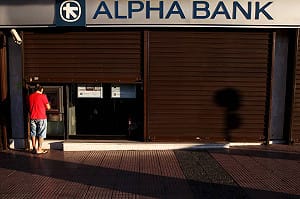 希臘銀行20日重新開張 禁資金外匯並限制新開戶