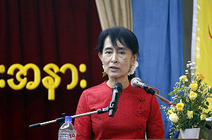 翁山蘇姬訪澳 稱有意競選緬甸總統
