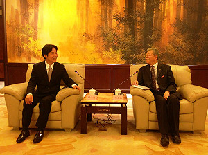 脫稿演出 賴清德在中國大談台獨共識