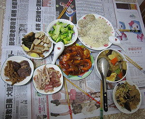 朱學恒網路串連 部落客年夜飯PO網分享