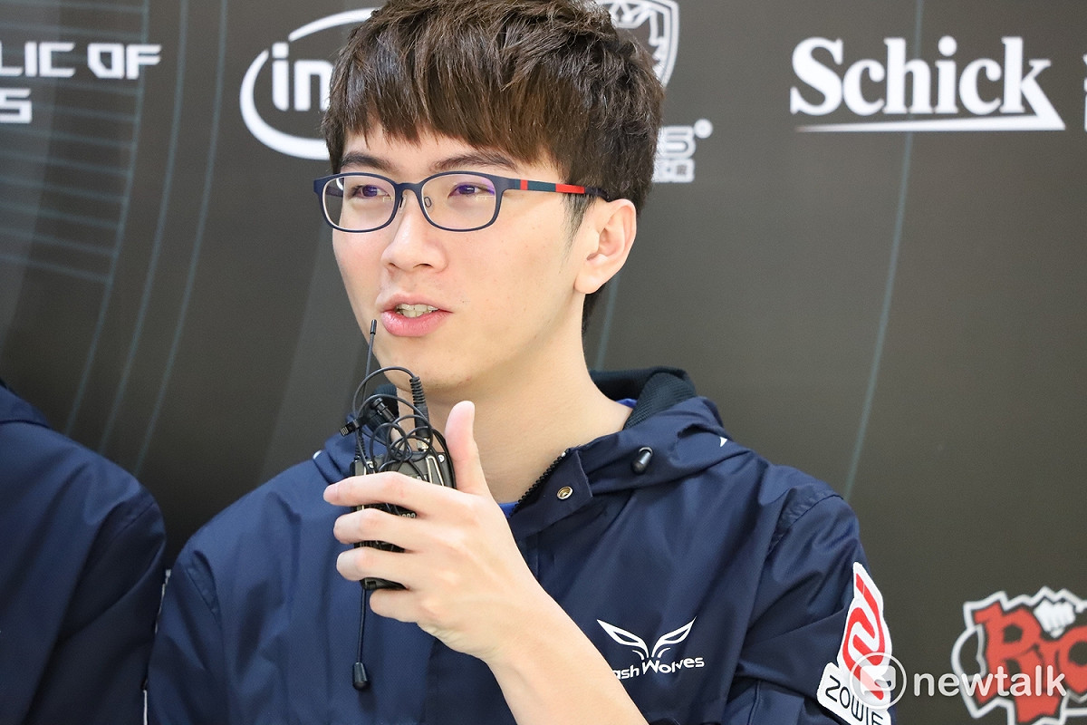 對上SKT，MMD也覺得閃電狼勝率不高，但是會繼續努力。 圖：蔡幸秀/攝影