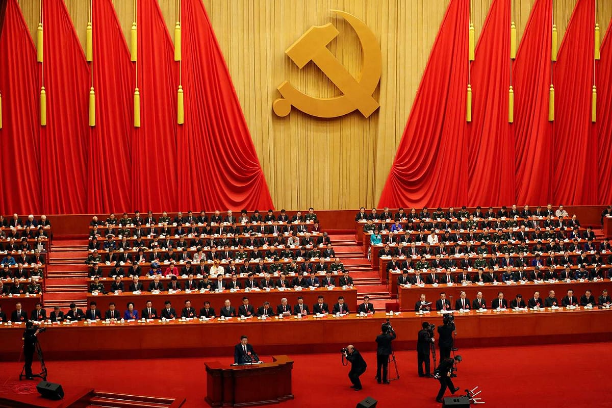 中共總書記習近平出席中共19大。 圖:達志影像/路透社