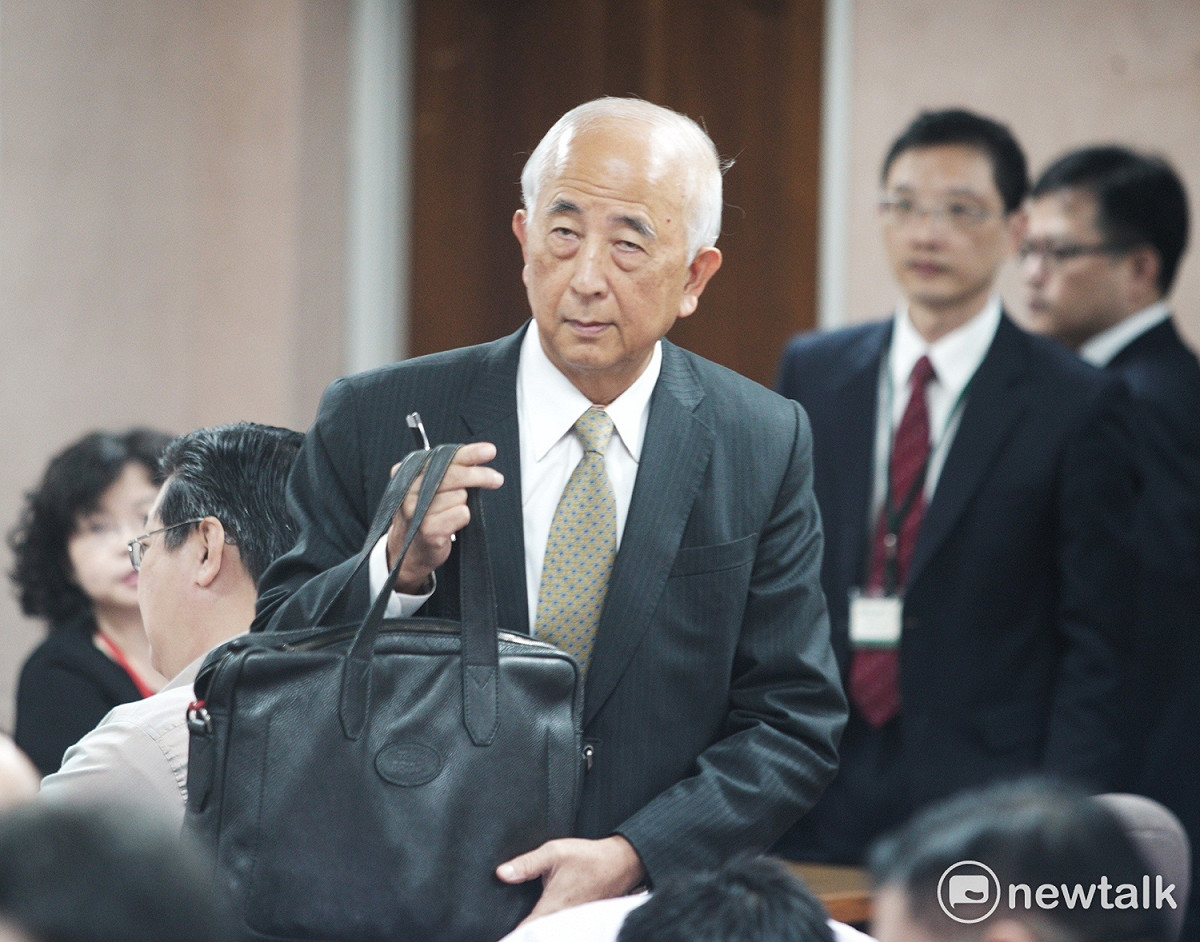 一銀董事長蔡慶年今天出席。 圖：張良一/攝
