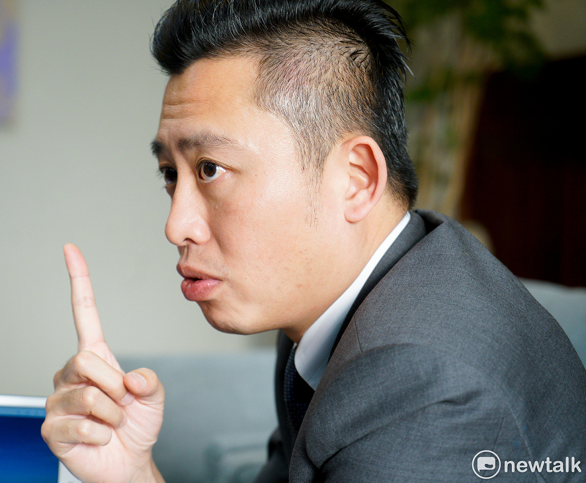 新竹市長林智堅專訪。 圖：張良一/攝