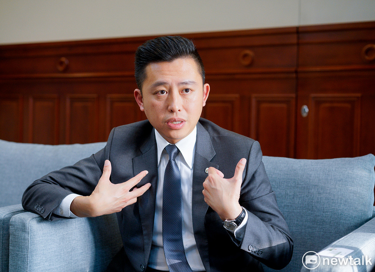 新竹市長林智堅專訪。 圖：張良一/攝