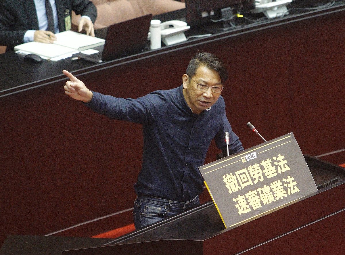 對於立法院下週要處理的住都中心設置條例草案，時代力量黨團總召集人徐永明表示黨內還沒正式討論。圖為資料照片。 圖：張良一/攝