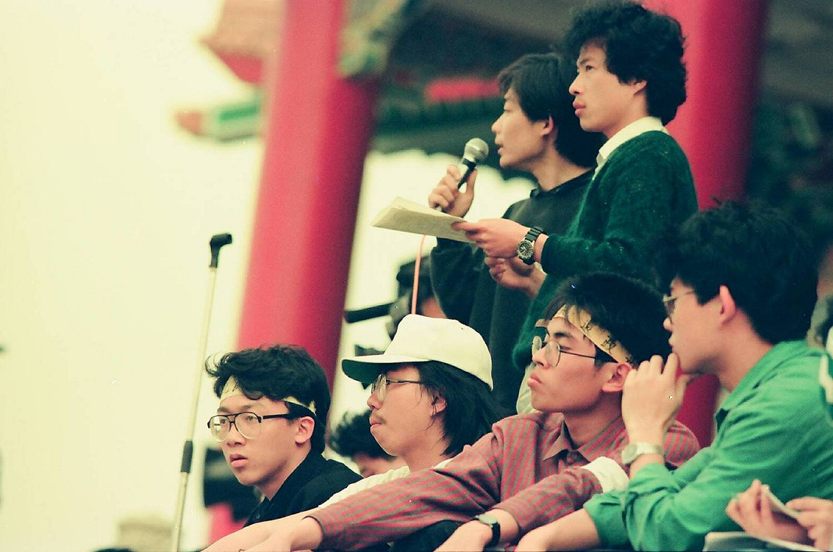 嘉義縣長參選人翁章梁是三月野百合學運廣場總指揮，這場運動對他從政有深刻影響。 圖：翁章梁／提供
