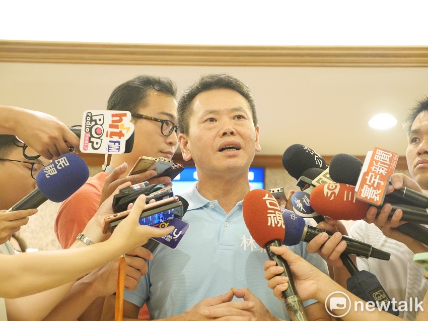 國民黨立委林為洲遭新竹縣黨部開除黨籍處分。 圖：聶良恩／攝