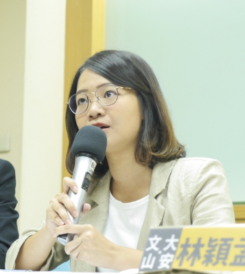 台北市議員黃郁芬。 圖：聶良恩／攝