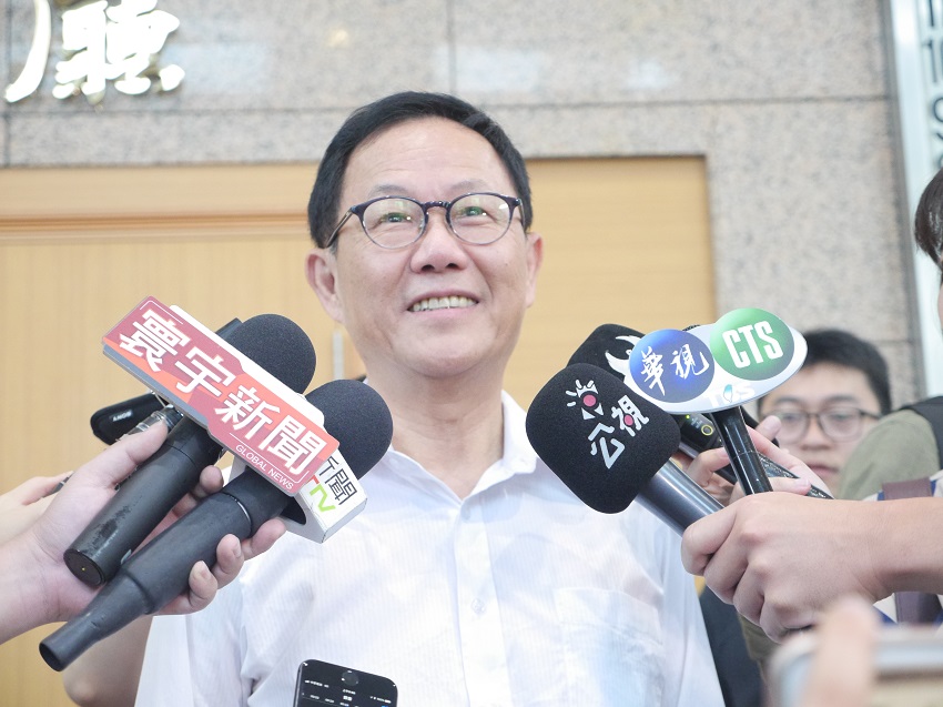 國民黨台北市長參選人丁守中。 圖：聶良恩／攝