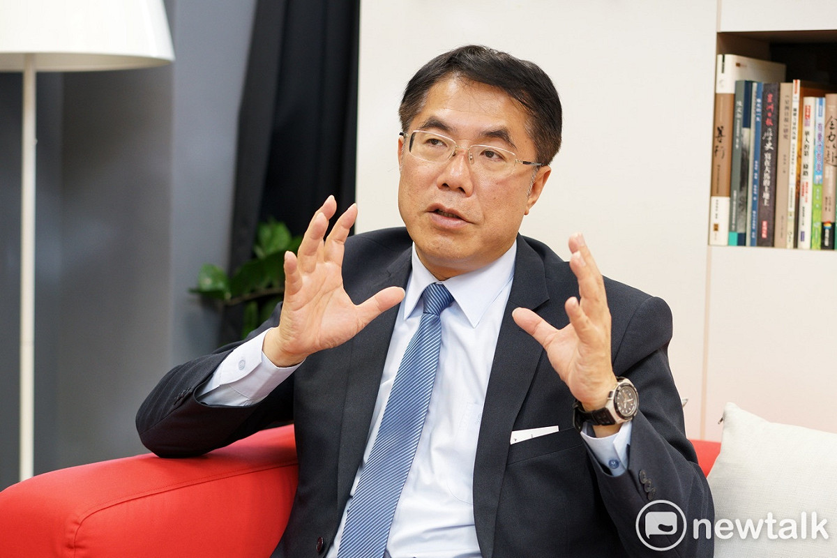 民進黨台南市長候選人黃偉哲。 圖：張良一/攝（資料照片）