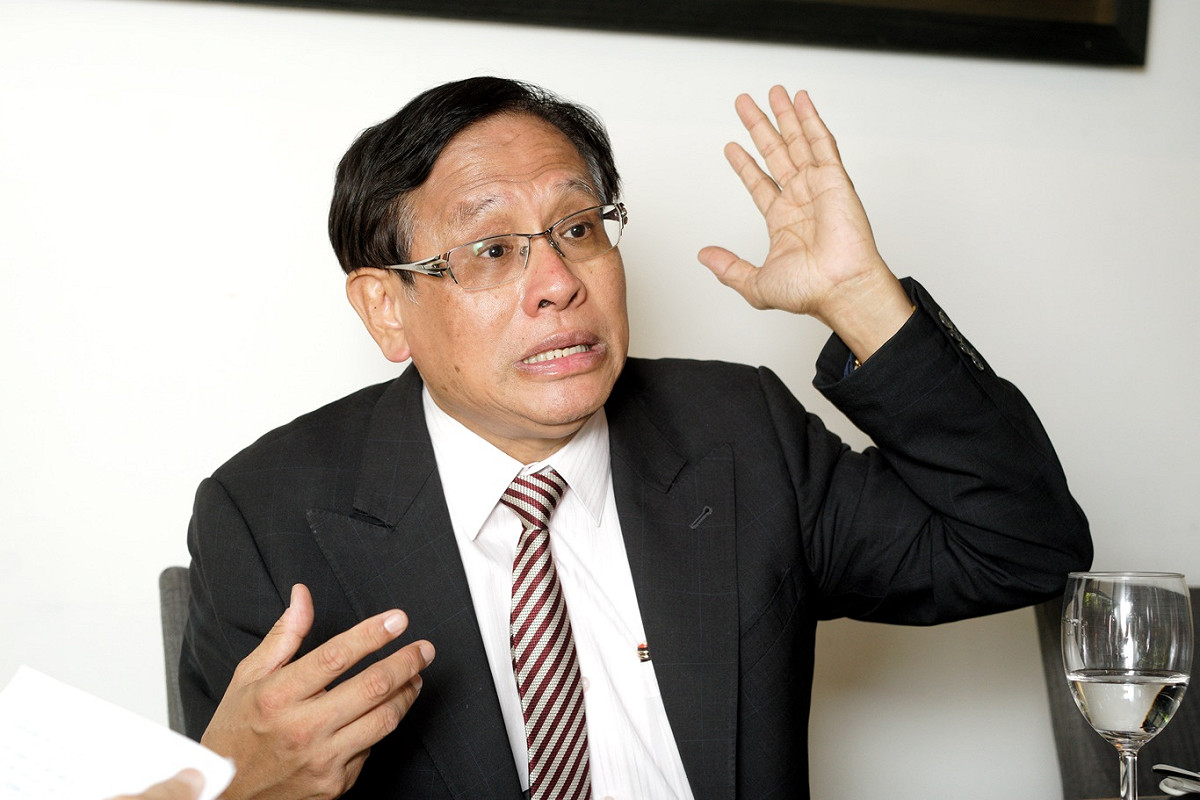 民進黨若是不給我們公投法，民進黨就是我們最主要的敵人」，「民進黨也可以說我是最主要的敵人之一」，「這是百分之百確定」。 圖：張良一/攝