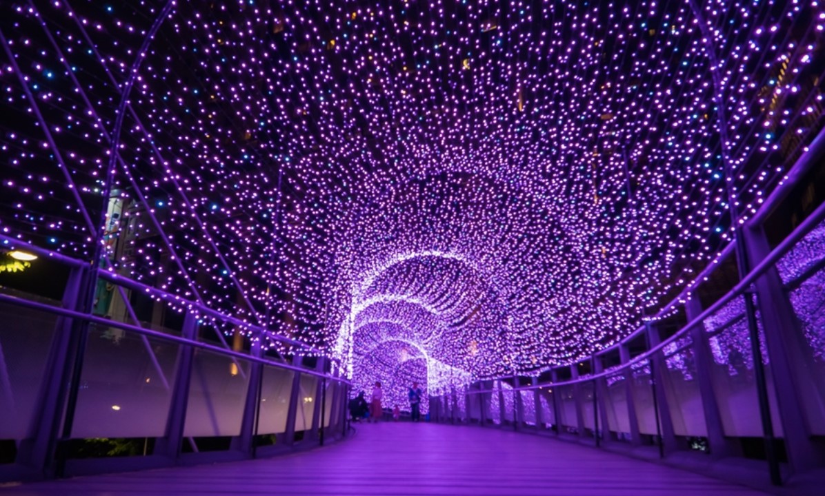 2018 新北耶誕城 紅粉星橋