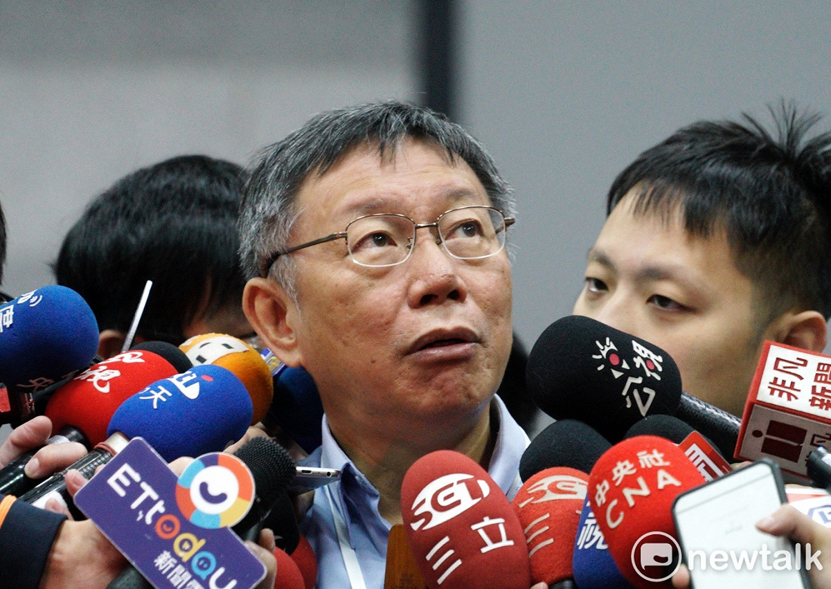 台北市長柯文哲。 圖：新頭殼資料照片