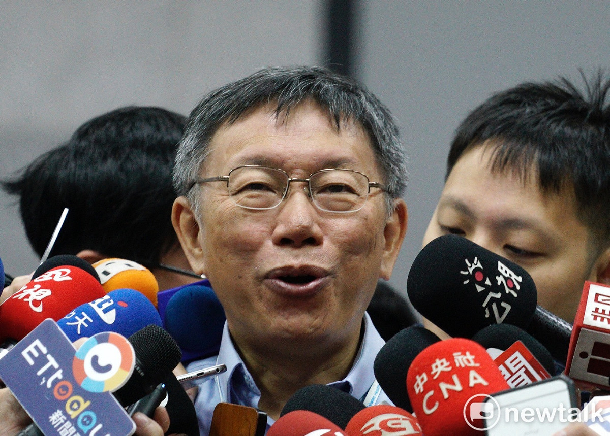 台北市長柯文哲。 圖：新頭殼資料照片