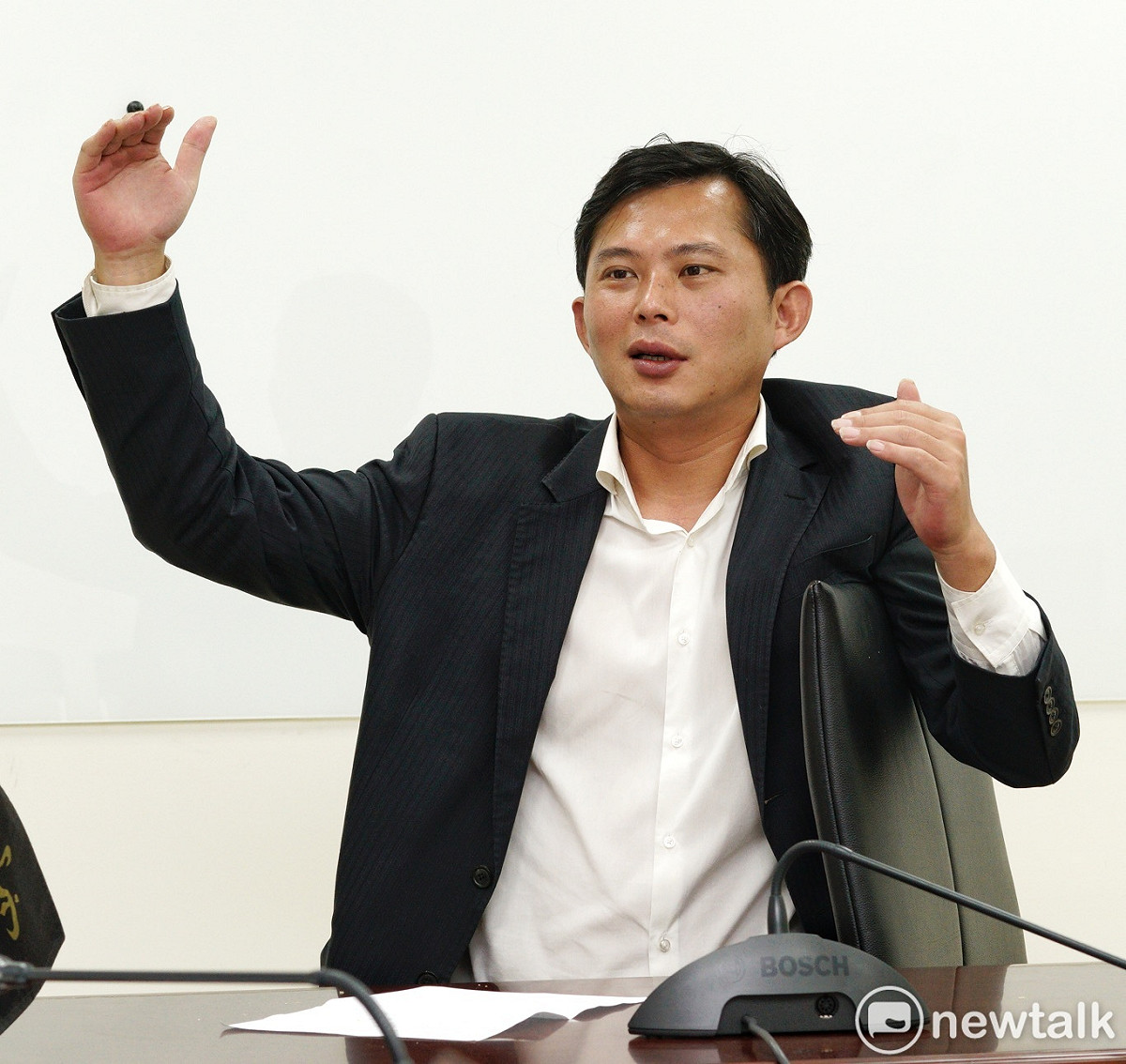 黃國昌接受《新頭殼》專訪表示，若有機會參選地方首長「當然願意」。 圖：張良一/攝(資料照片)