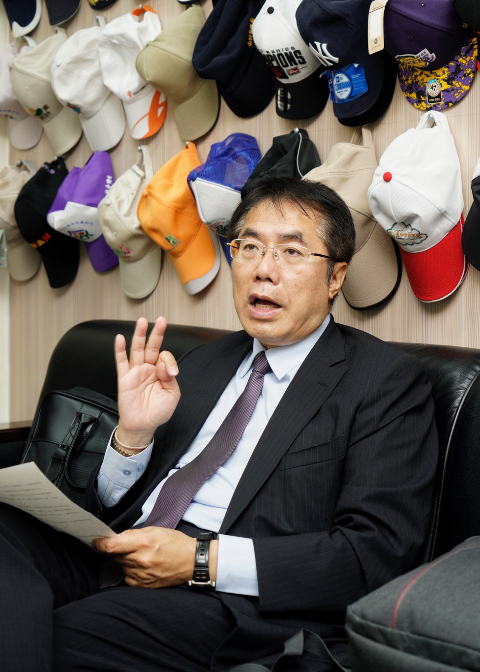 台南市長當選人黃偉哲專訪。 圖：張良一/攝