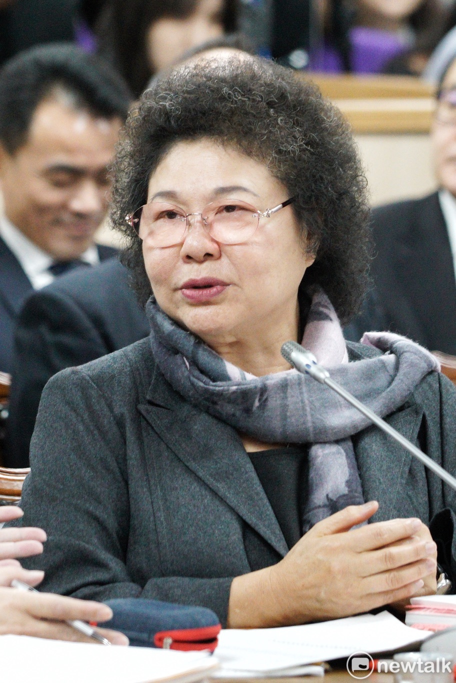 總統府秘書長陳菊說，蔡英文是2020最合適的人選。(資料照片) 圖：張良一/攝