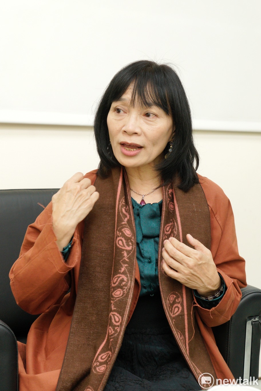 促轉會代理主委楊翠專訪。 圖：張良一/攝