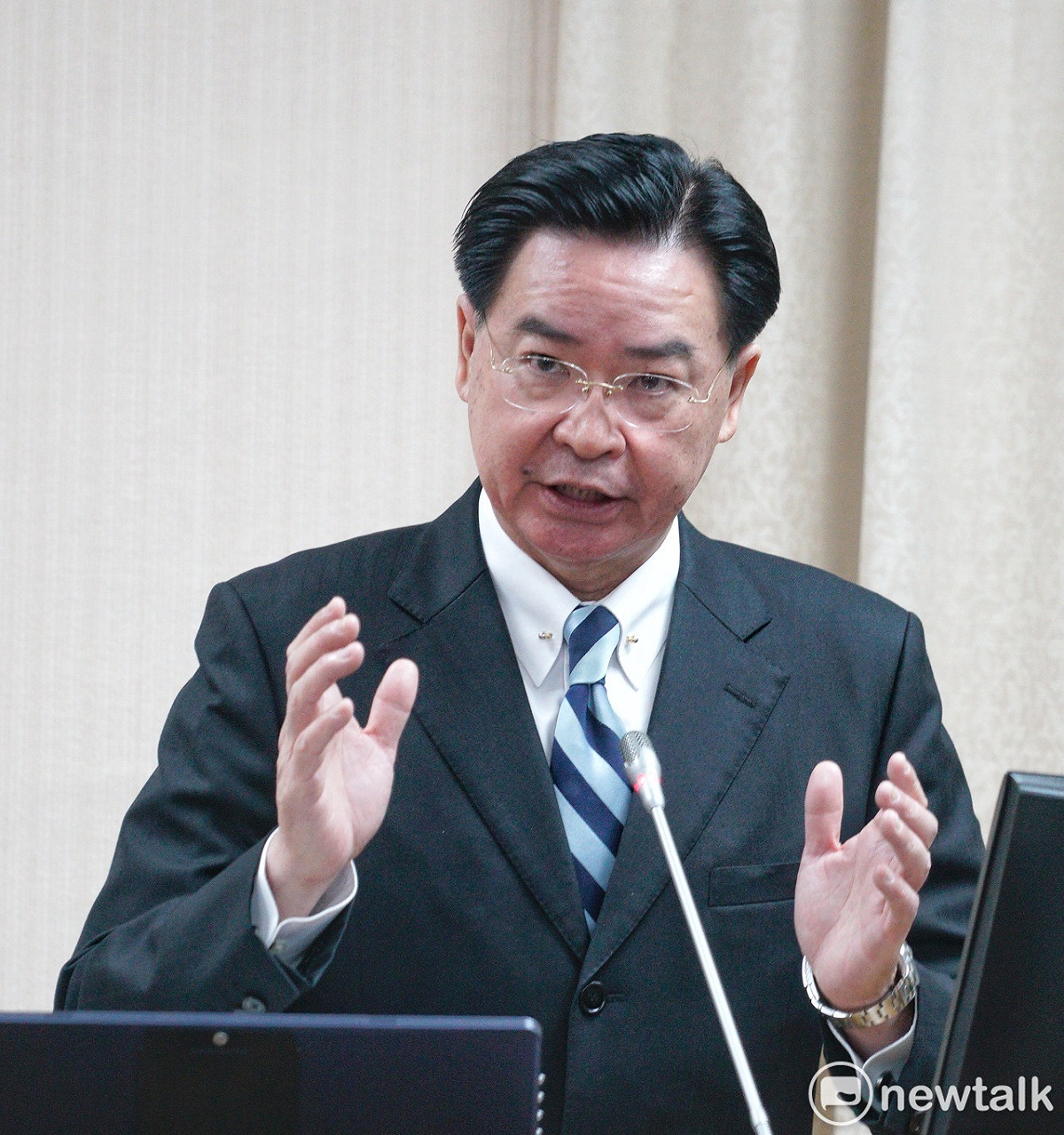 外交部長吳釗燮。 圖：新頭殼資料照（張良一 / 攝）