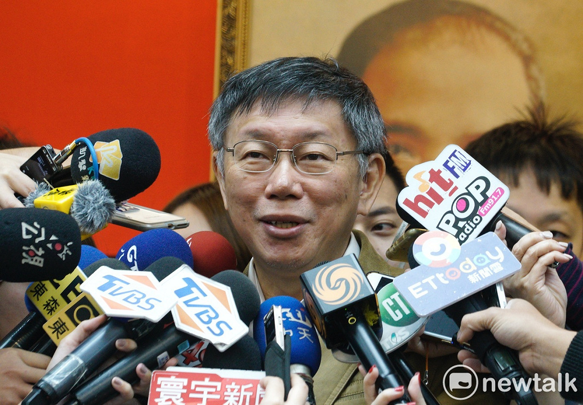 台北市長柯文哲。 圖：新頭殼資料照