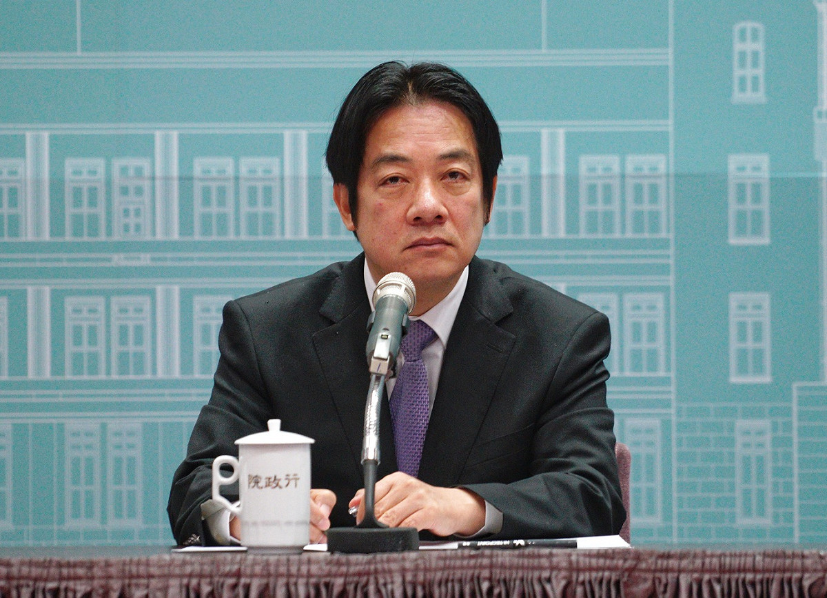 行政院長賴清德年終記者會。 圖：張良一/攝