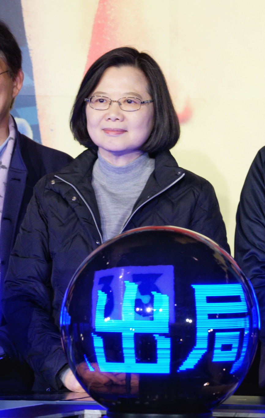 總統蔡英文主席中華職棒30週年特展。 圖：張良一/攝